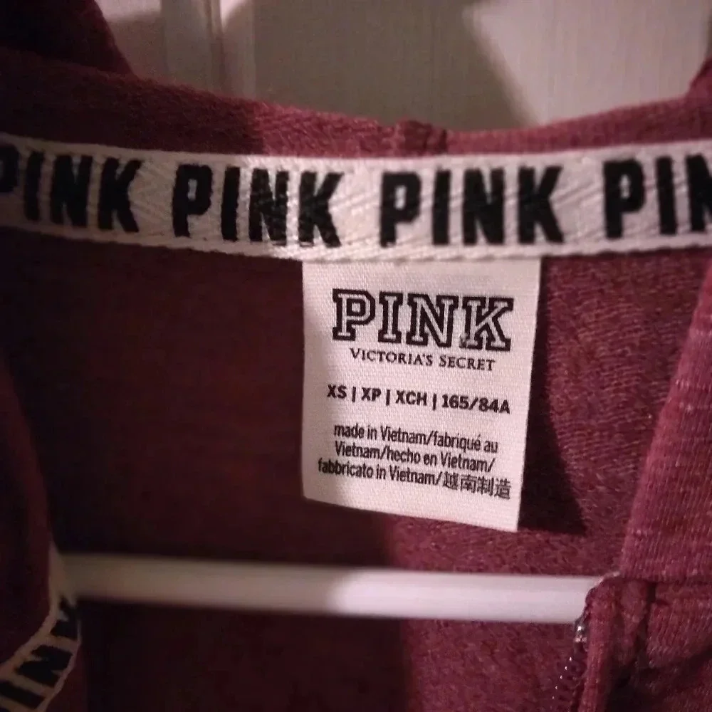 Vs pink hoodie X-small NWOT - Picture 6 of 8